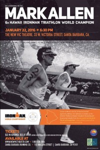 Evening with 6-time IronMan World Champion, Mark Allen @ The New Vic Theater | Santa Barbara | California | United States